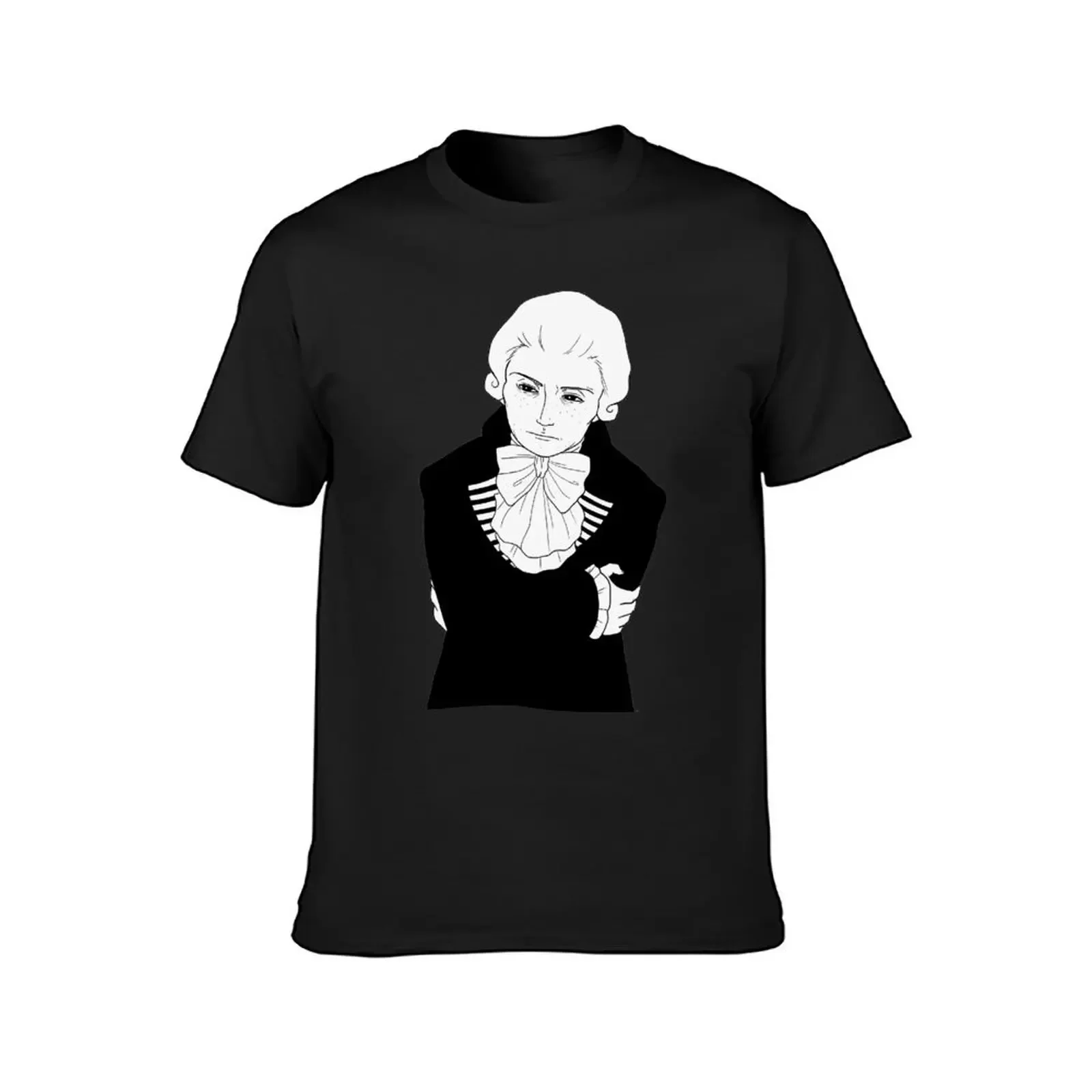 Maximilien Robespierre T-Shirt plus size tops anime tshirt plain t shirts men