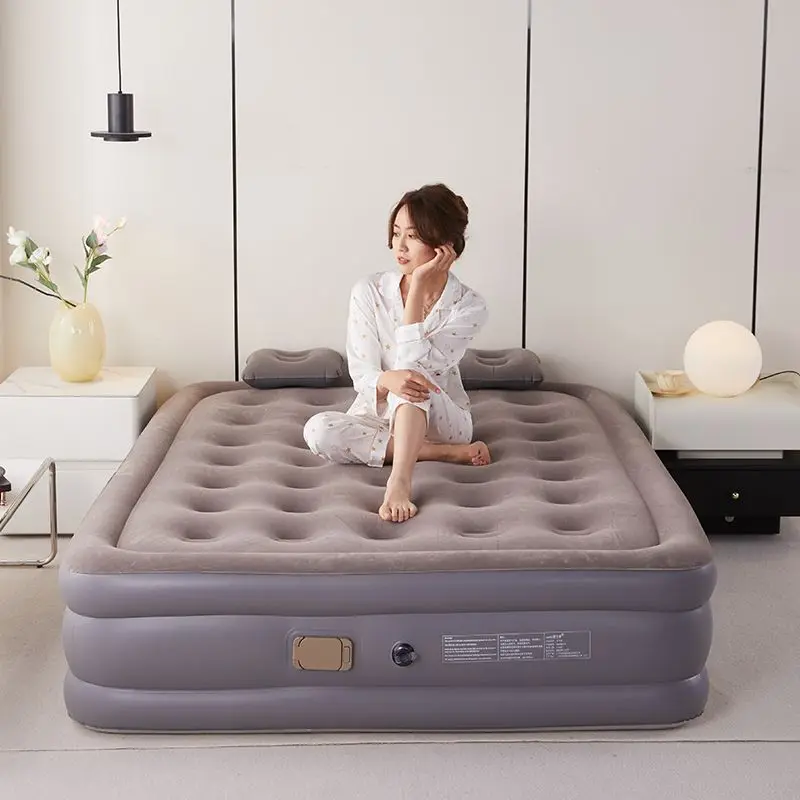 Simple Thickening Aerate Bed Inflatable Camping Single Children Aerate Bed Frame Car Sofa Folding Camas De Casal Home Furniture