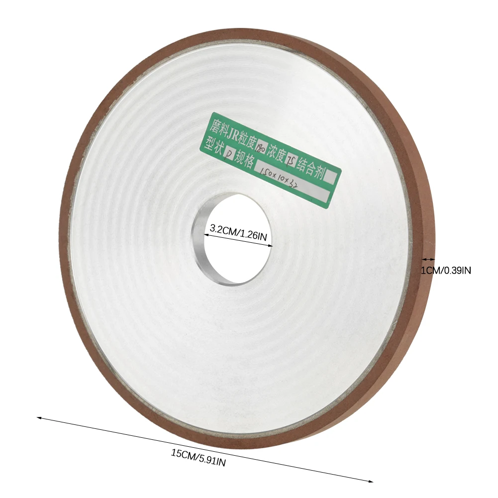 

Diamond Grinding Wheel Grinding Tool 150*32*10mm Resin Grinding Wheel Disc for Cutter Grinder Polishing Grit 180 Grinding Tool
