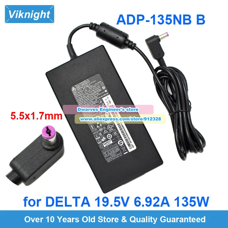 Original ADP-135NB B DELTA AC Adapter 19.5V 6.92A PA-1131-26 For Acer Nitro 7 5 N20C2 N20CZ AN515-55 AN515-54 A715-75G N19C5