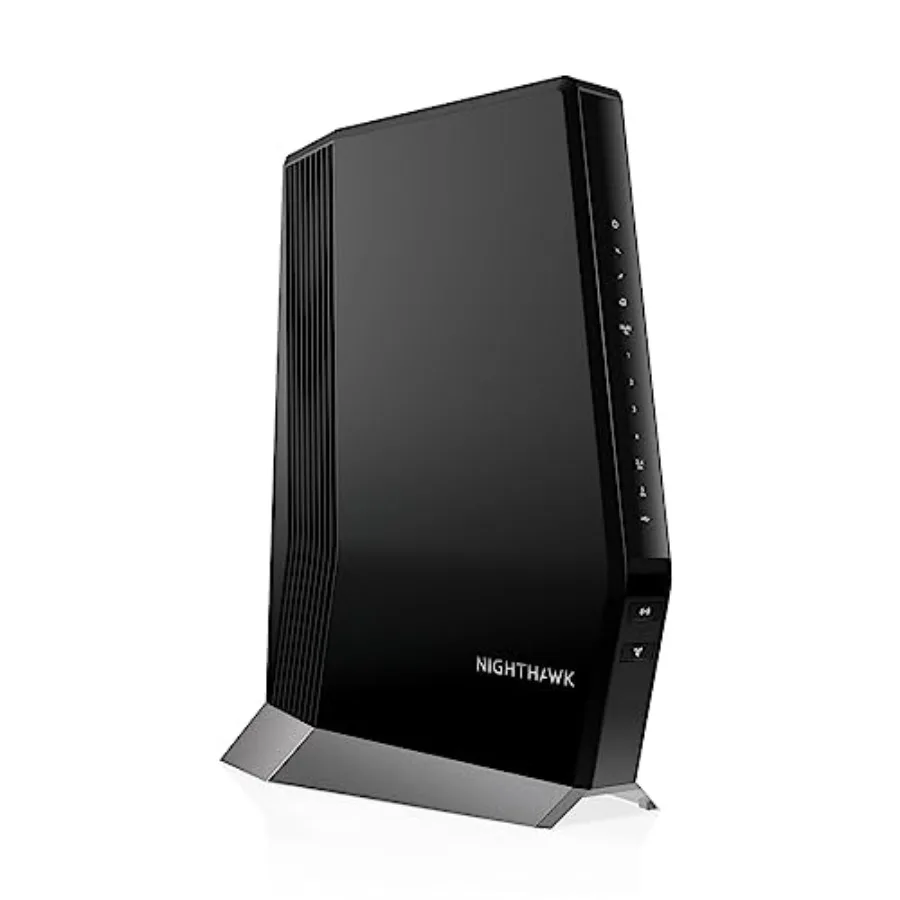 

Nighthawk Cable Modem and WiFi 6 Router Combo CAX80 for All Major Cable Providers up to 6Gbps DOCSIS 3.1 AX6000 WiFi 6 Speed Bl