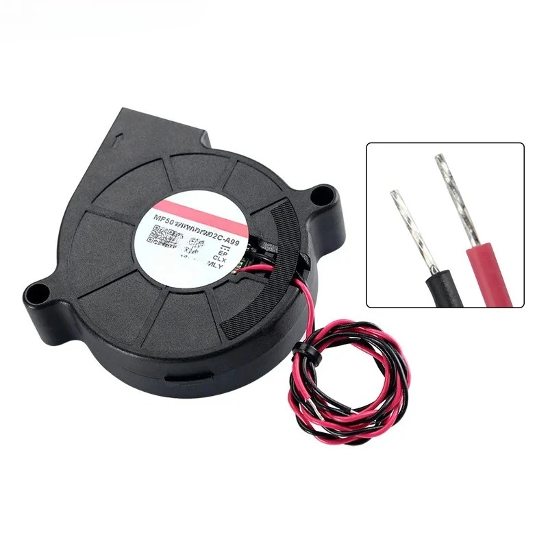 

Fan Centrifugal DC Cooling Turbo Fan Printer Blower Fan 5015 24V 0.41A Double Bearing blower
