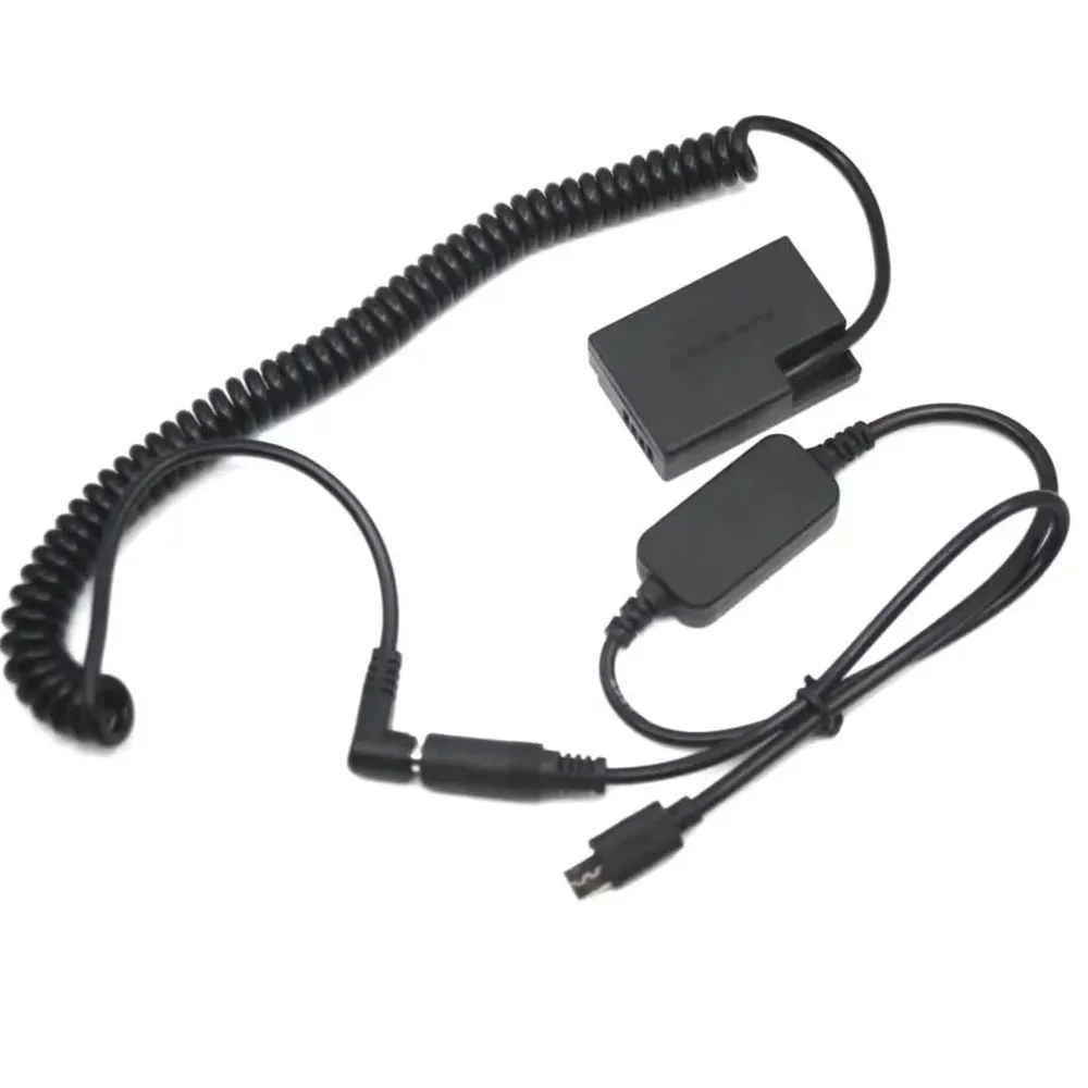 LP-E17 Fake Battery DR-E18 DC Coupler USB Type C Power Adapter Cable for Canon EOS RP 8000D 9000D SL2 SL3 T6s X8i X9 X9i X10