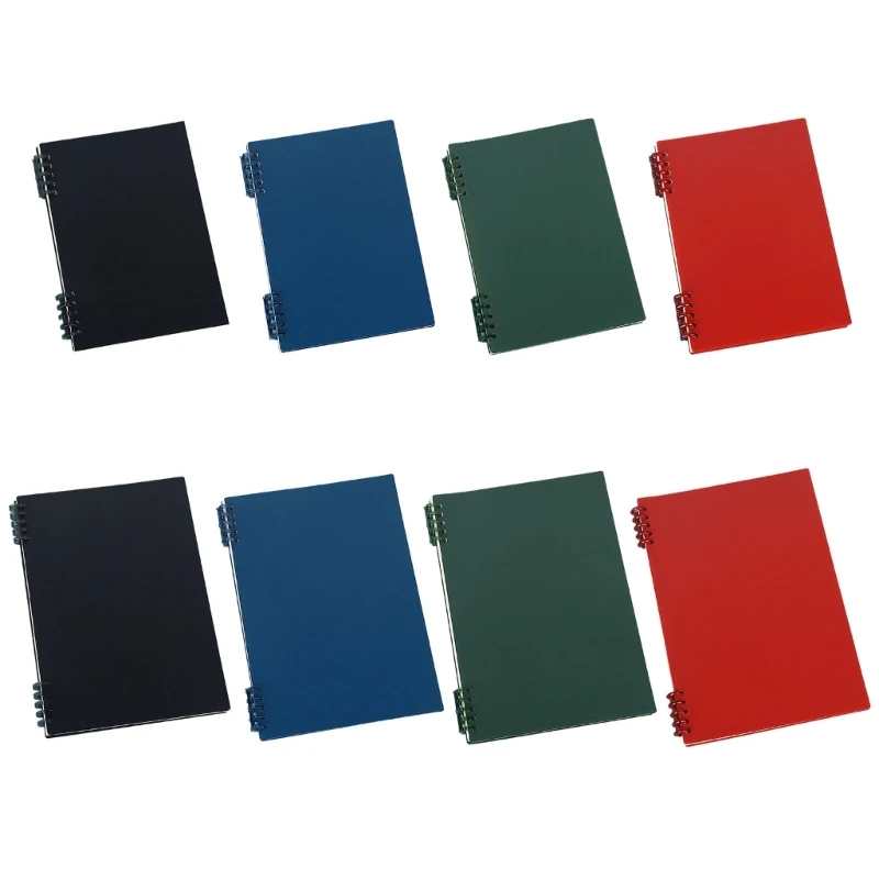 Sổ Tay Với 5 Vòng Chất Kết Dính, Rời Lá Sổ Tay Tạp Chí Nhựa Chống Thấm Nước Dành Cho Note Lấy Viết Nhật Ký Trang Sức Giọt