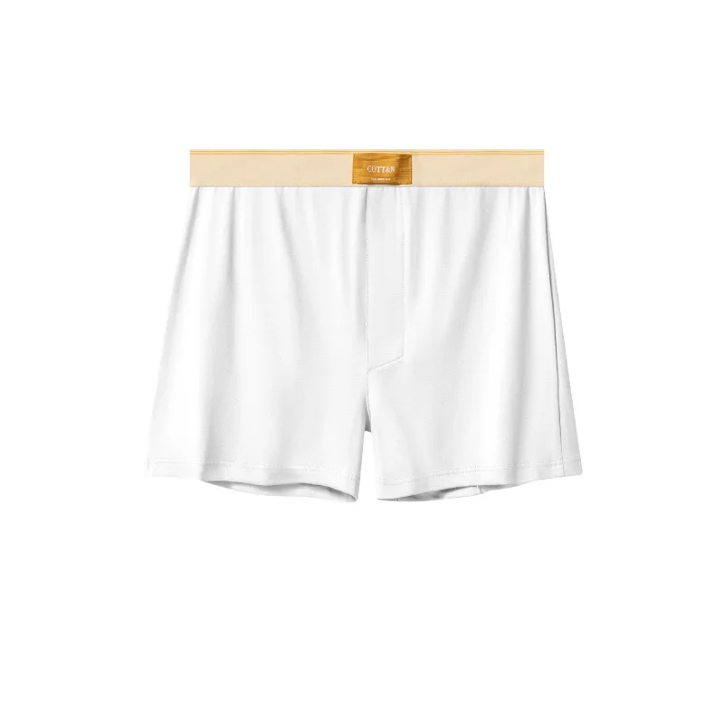 4 pezzi pantaloni freccia maschili boxer in cotone da uomo pantaloncini larghi a vita media da uomo taglie forti biancheria intima homewear mutandine comode