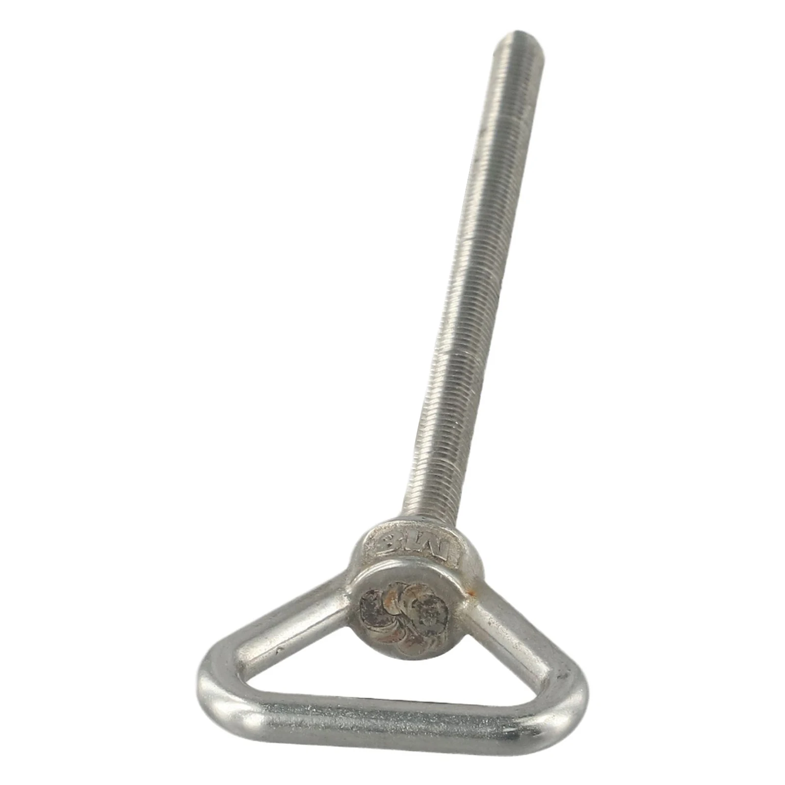 304 الفولاذ المقاوم للصدأ مثلث مسمار بعروة M8/M10/M12 مثلث رفع مسامير العين الثقيلة ملحومة الحاملة مثلث رفع الدائري #5