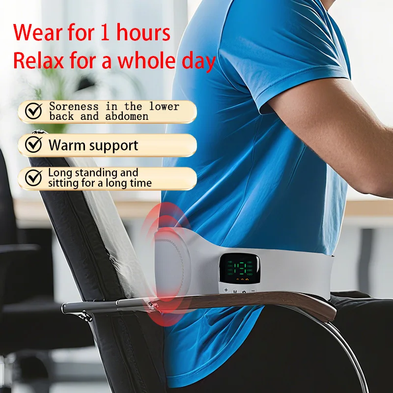 

Электрический нагревательный массажер для талии, женский периодический уход, горячий компресс, устройство, вибрация, облегчение брюшного пресса, теплый пояс, расслабление спины