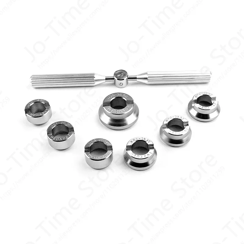 굴 스타일 시계 수리 도구 여러 크기와 호환되는 Dudor 시계 용 스크류 백 케이스 오프너-18.5 -36.5