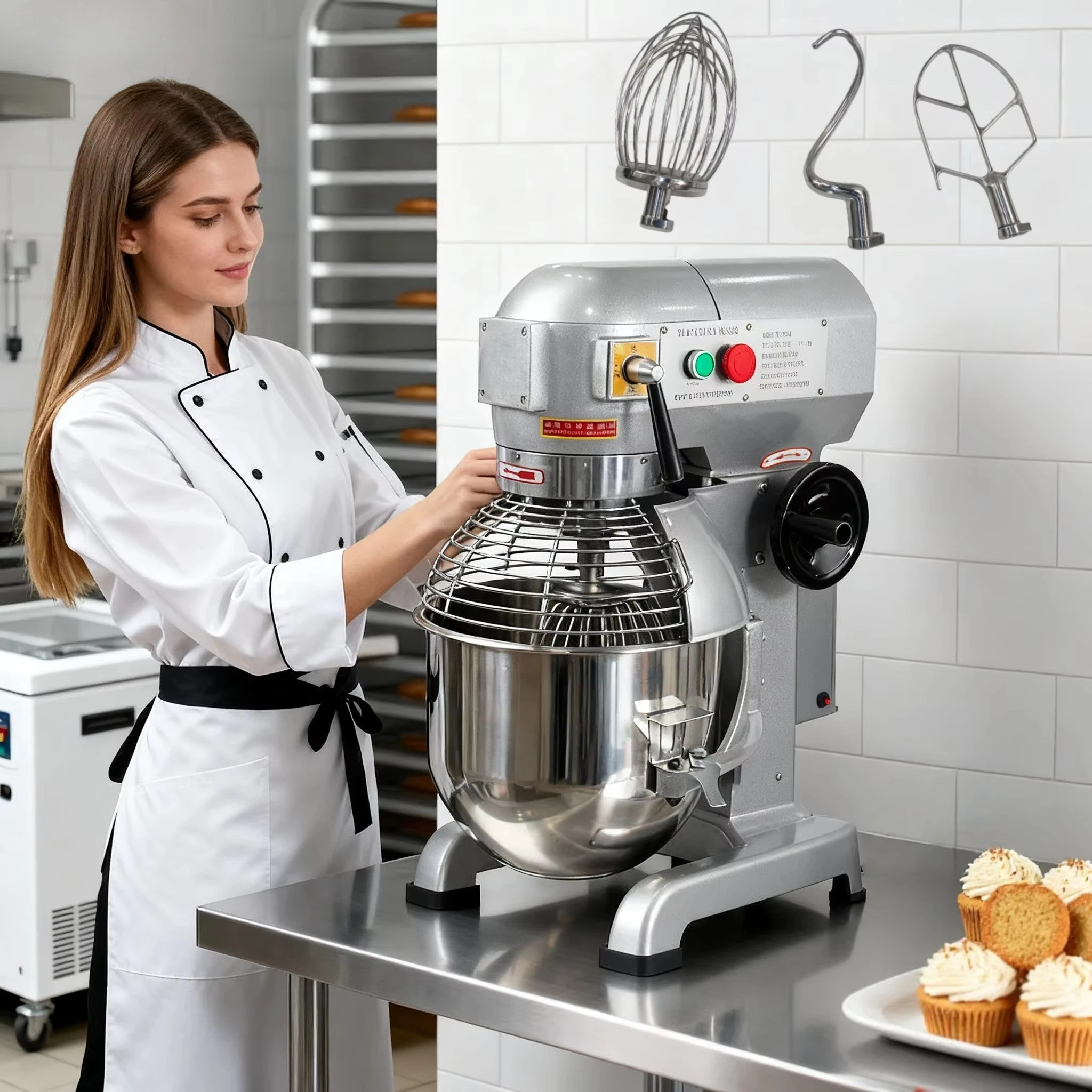 

Commercial Food and Dough Mixer Kitchen 20l 10l 12l 10 Quart L 20 Liter Industrial Cake Mixer Machine for Baking Bakery
