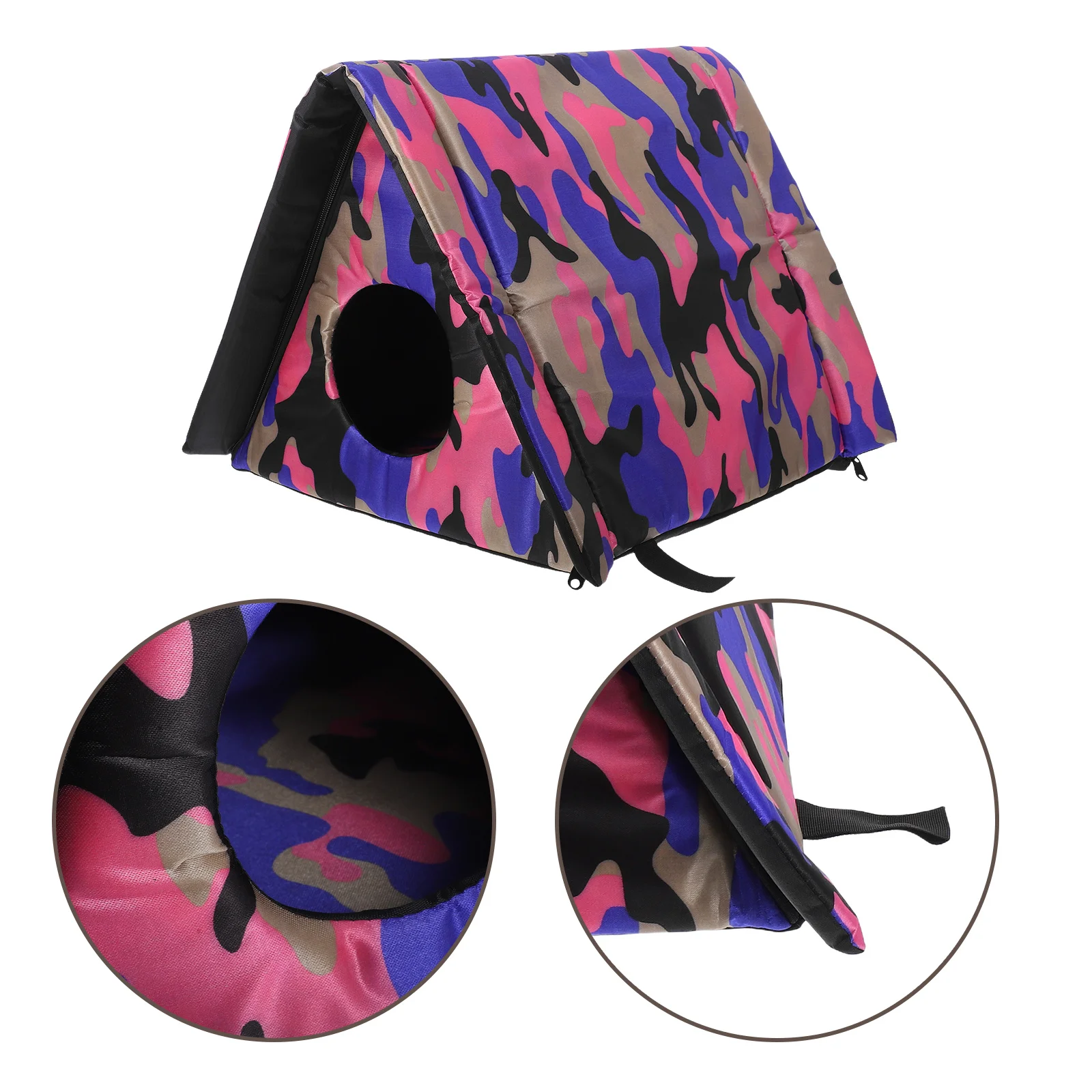 

Elevated Insulated Outdoor Cat Waterproof Warm Shelter for Cats Winter Weatherproof Cat for Outside Use Strong Build