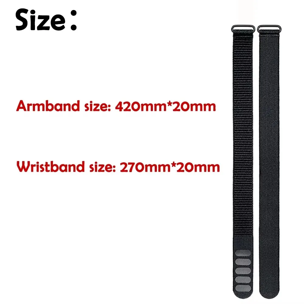 20mm Watch Strap for The Hume Band Straps Sports Nylon Breathable Soft Replacement FitnessTracker Wristband for Hume Health Band