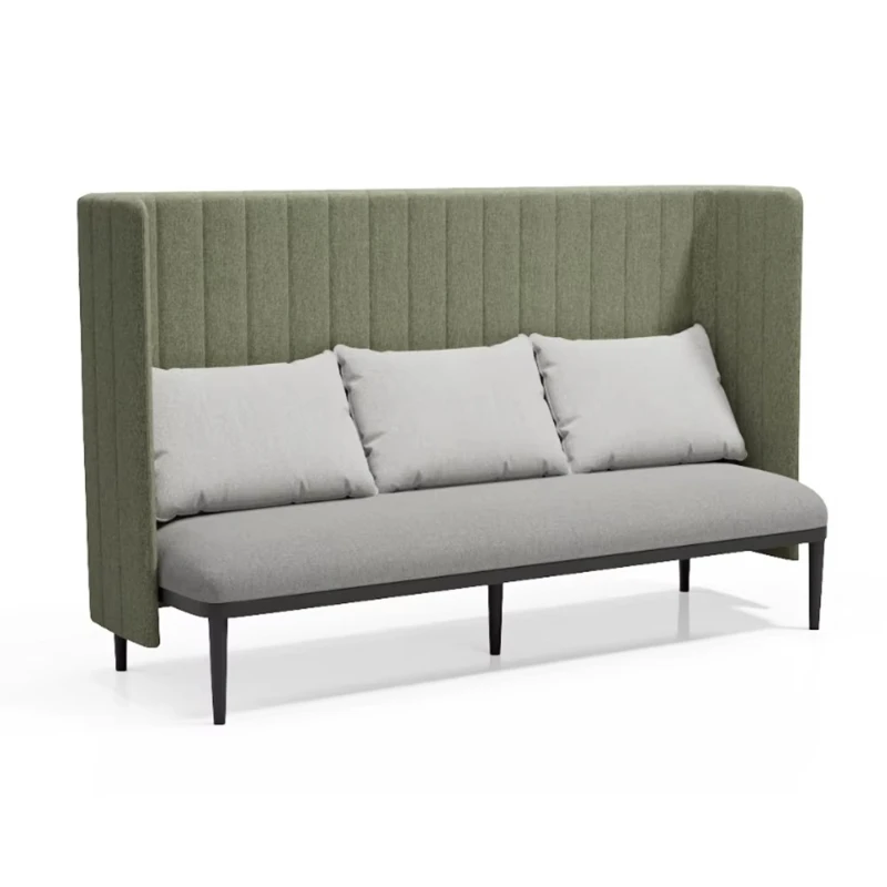 High-back booth sofa Simple modern sofa Single seat three seats