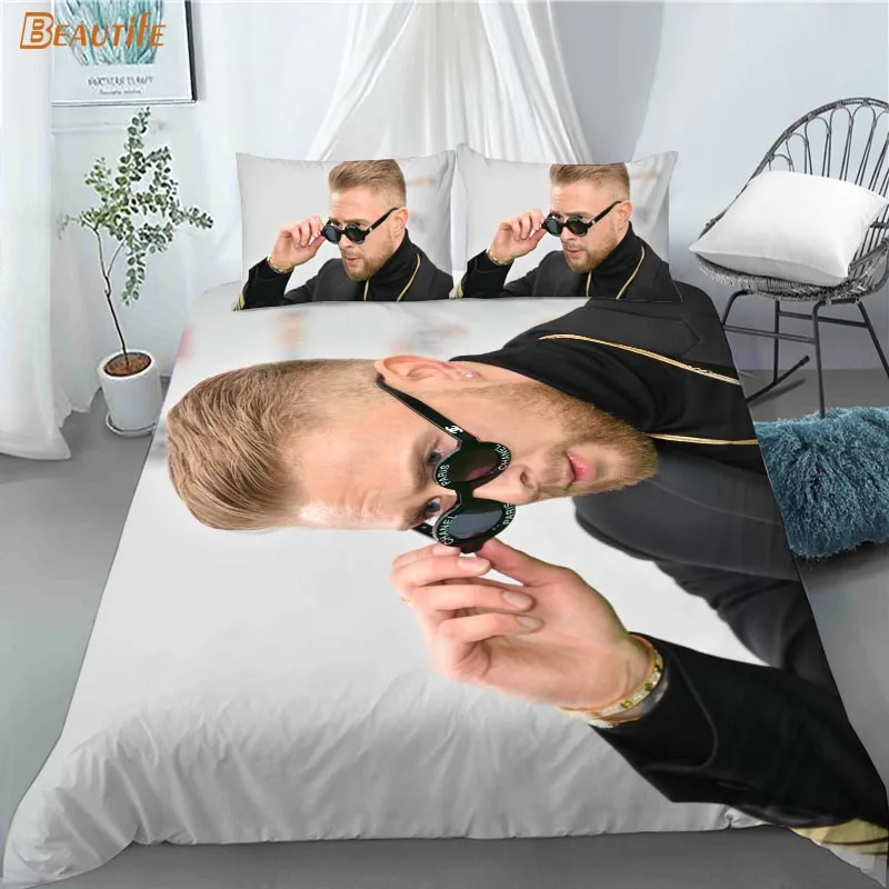 Hot Sale Егор Крид 1 Duvet Cover 2 Pillowcases Polyester Fabric Bedding Set Family Boy Kid Set Duvet Cover Set 1202