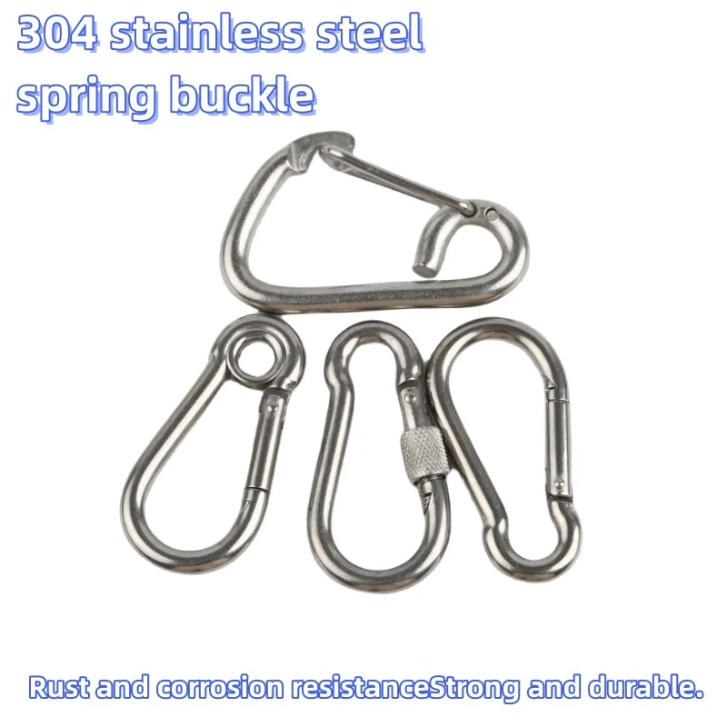 1~5PCS M4~M16 Stainless Steel Spring Buckle Sunshade Net Tarpaulin Installation DIY Tools Diving Equipment BCD Safe Accessories