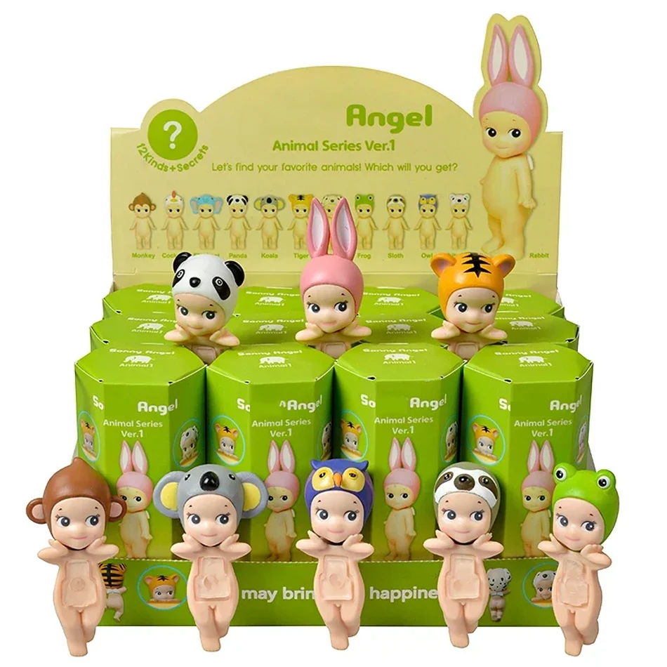 1-12 pièces nouvelle série de bonbons ange S avec boîte figurine d'anime poupée Hippie mignonne voiture à la mode ornements de téléphone portable jouet pour enfants cadeau d'anniversaire