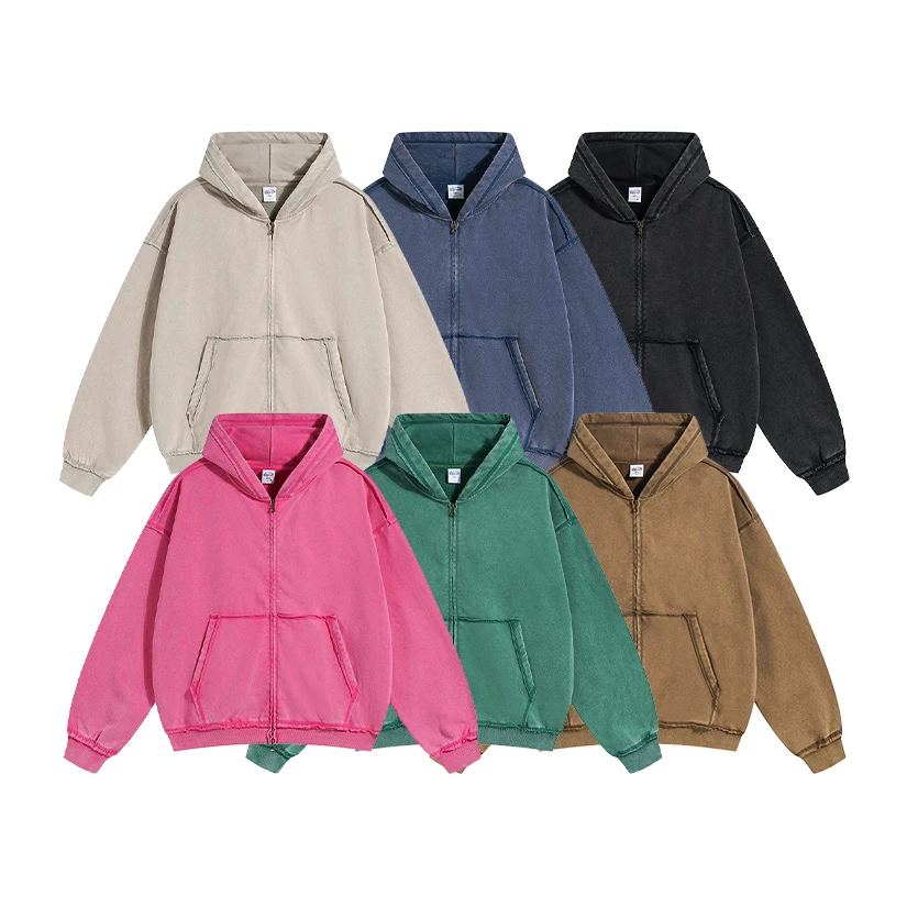 Halcyon loose-rimmed double-zippered hoodie