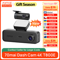70mai 3 Channel 4K Dash Cam T800E-1 Set