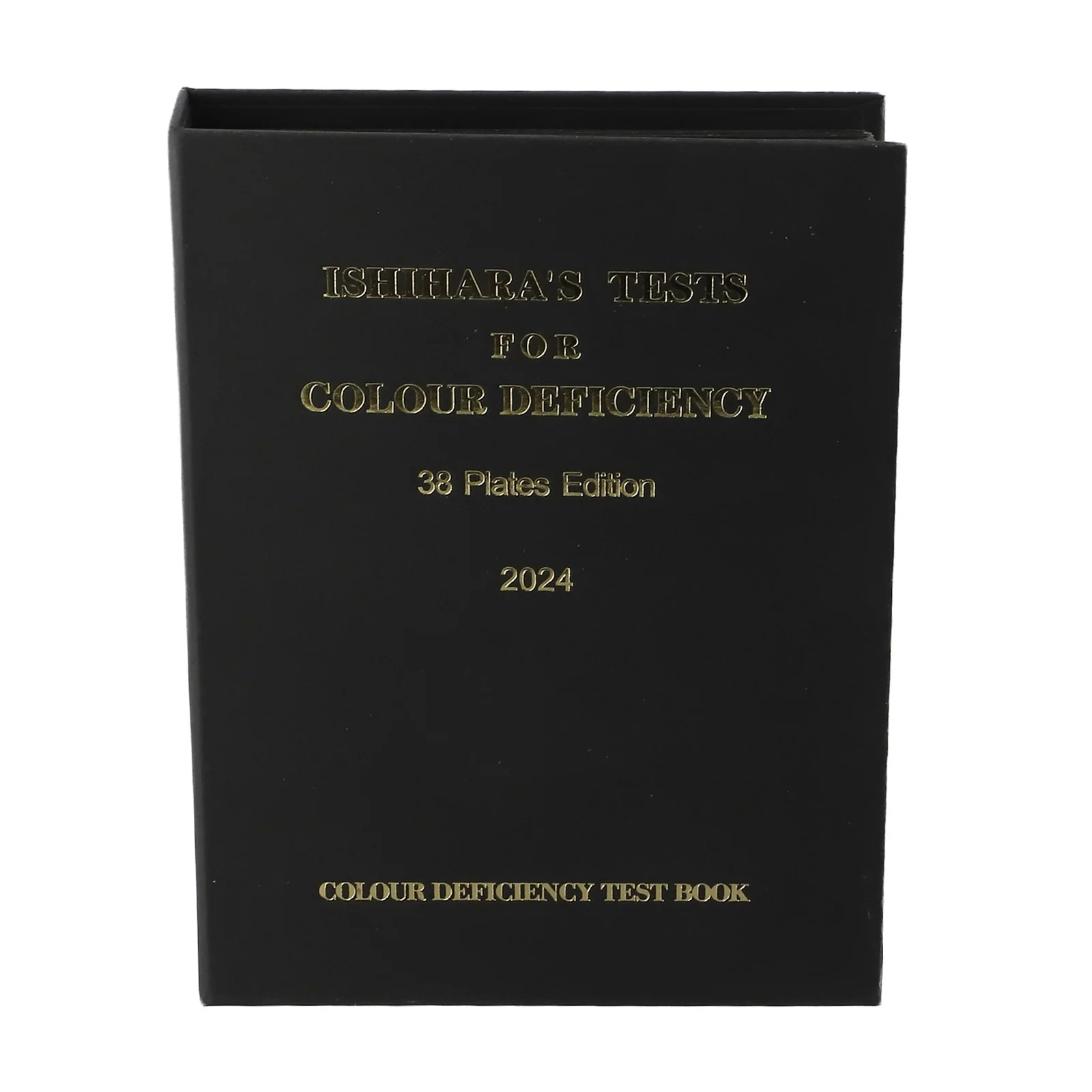 

38 Plates Optometry Test Book Ishihara 2024 for Detecting and Assessing Red Green Color Blindness in Clinical Use