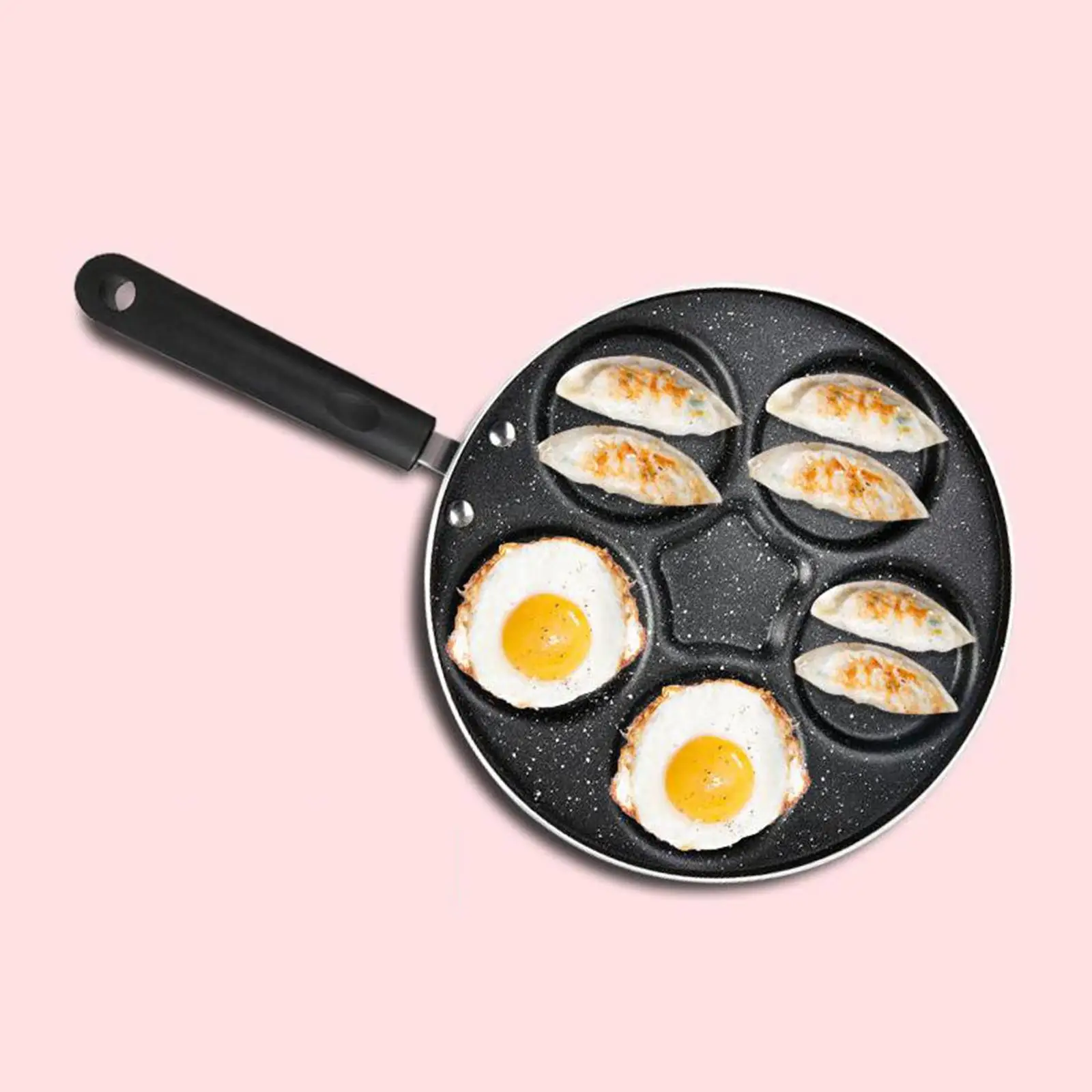 Frying Pan Multi Functional Pancake Mini Practical Non Stick Ham Burger Omelet