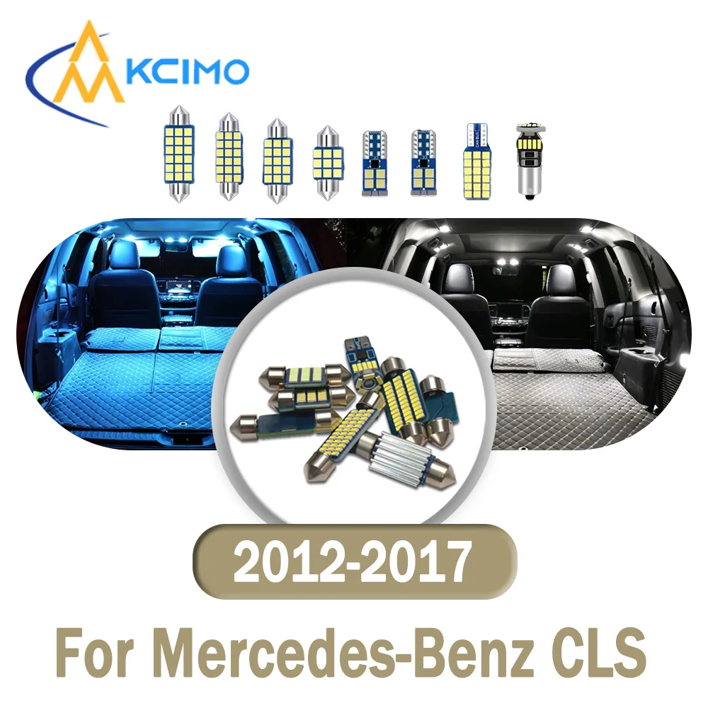 

Enhanced Brightness CANBUS No Error LED Interior Light Kit For Mercedes-Benz CLS Shooting Brake X218 2012-2017 Lights Bulbs Set