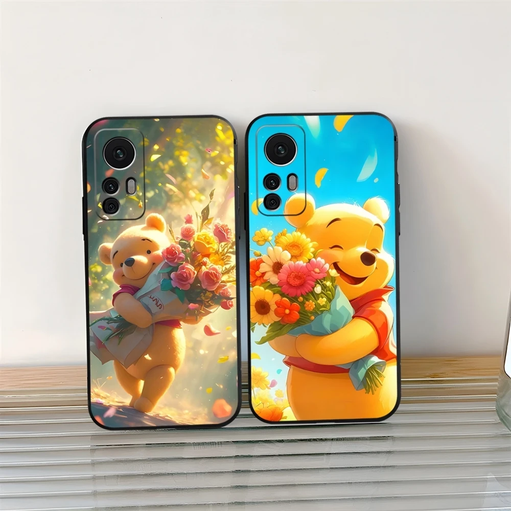 حافظة هاتف Winnie the Pooh ، غلاف لـ Xiaomi 13 ، 12 ، 11T Lite Ultra ، Redmi Note 13 ، 12 ، 10 Pro ، POCO F4 ، F5 ، X5 Pro