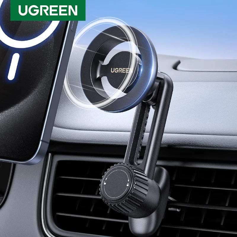 UGREEN Magnetic Car Phone Holder Unviersal For iPhone 15 14 13 Pro Max Xiaomi Samsung Magsafe Air Vent Phone Stand Strong Magnet