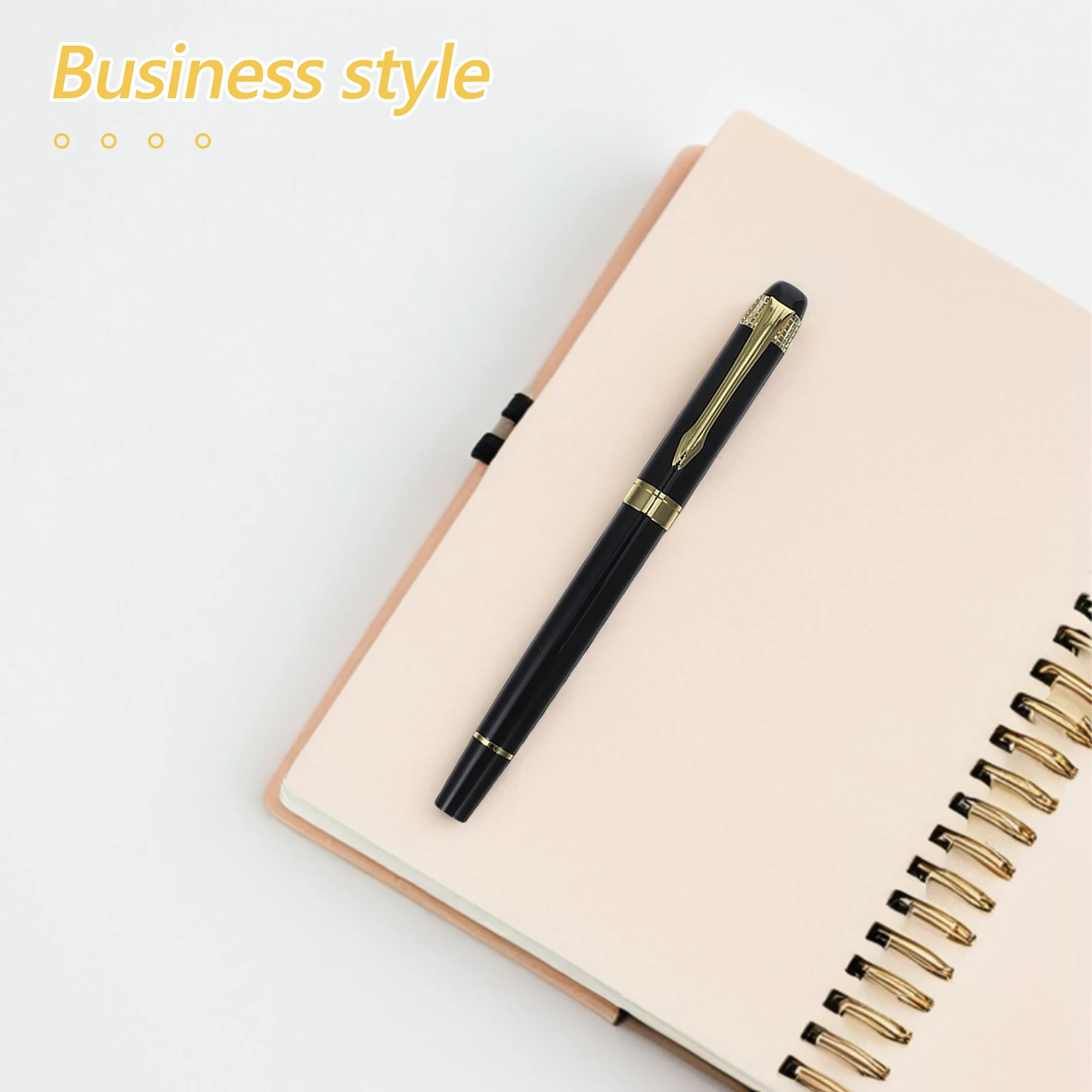 

Luxury Fountain For Men Elegant Metal Writing Pen Smooth Ink Flow Business Signature Pen Portable Pens For Graduation Office