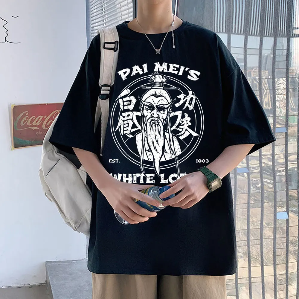 

Pai Mei White Lotus Kill Bill T-shirt Quentin Tarantino Film Pulp Fiction Tshirts Men Women Casual High Quality Soft Cotton Tees