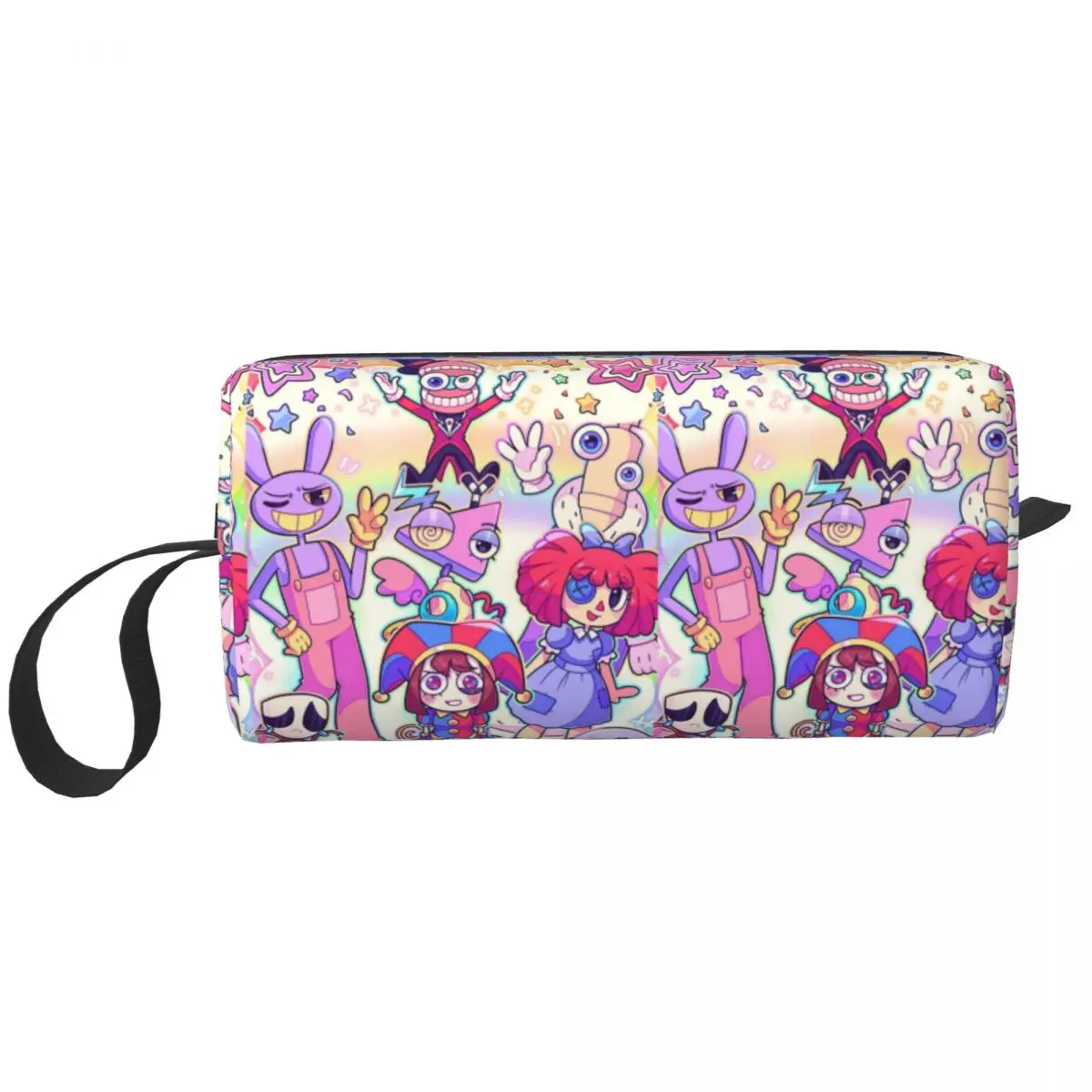 

The Amazing Digital Circus Cosmetic Bag for Women Makeup Bags Pomni Jax Travel Daily Toiletry Bag Organizer Pouch