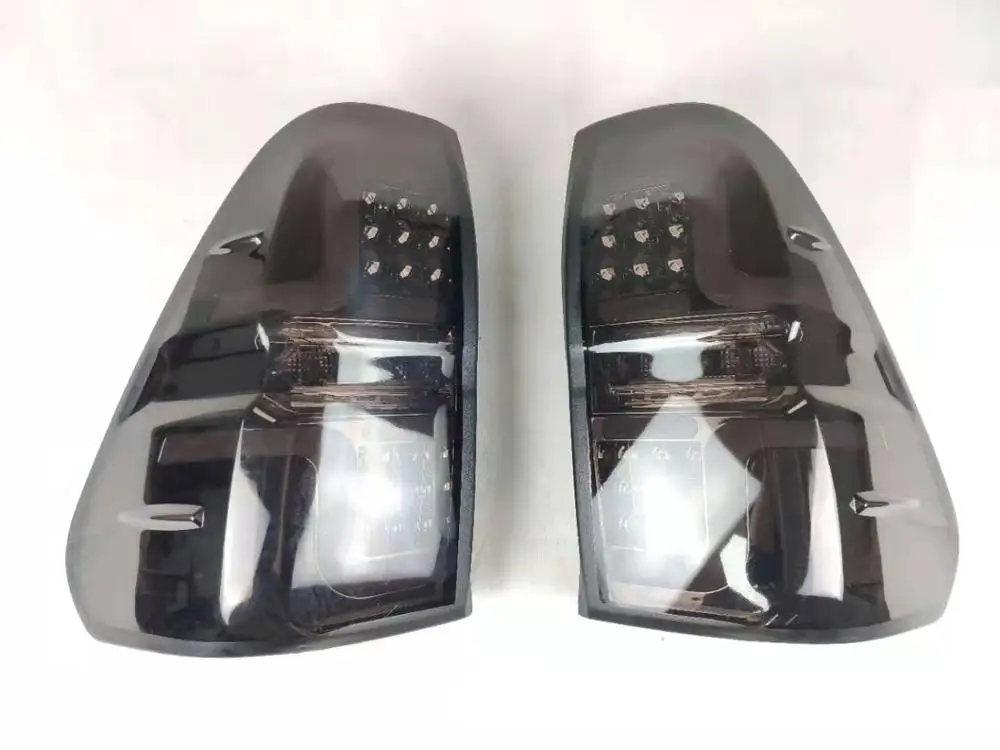 Dynamic Car Bumper Tail Light For Toyota Revo Vigo Taillight Hilux LED Car Accessories Taillamp For Vigo Revo Rear Light Fog