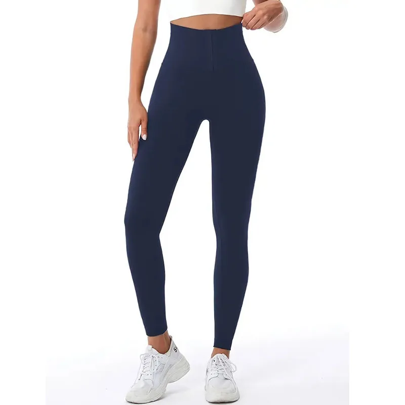 

Women's High Waist Tight Leggings Sexy Slim Fit Push Up Sports Fitness Leggings Female Solid Color Elastic Legging Sportswear