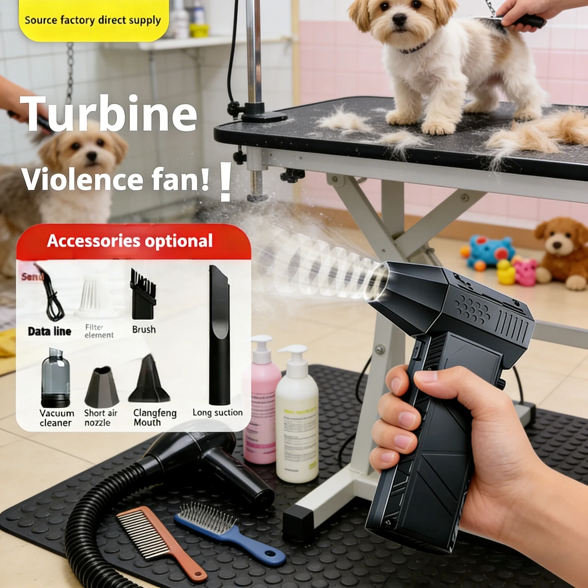 Soplador de aire eléctrico de 400000 RPM, ventilador Turbo Jet, Motor sin escobillas, ventilador Turbo violento de alta velocidad, potente soplador de polvo recargable por USB