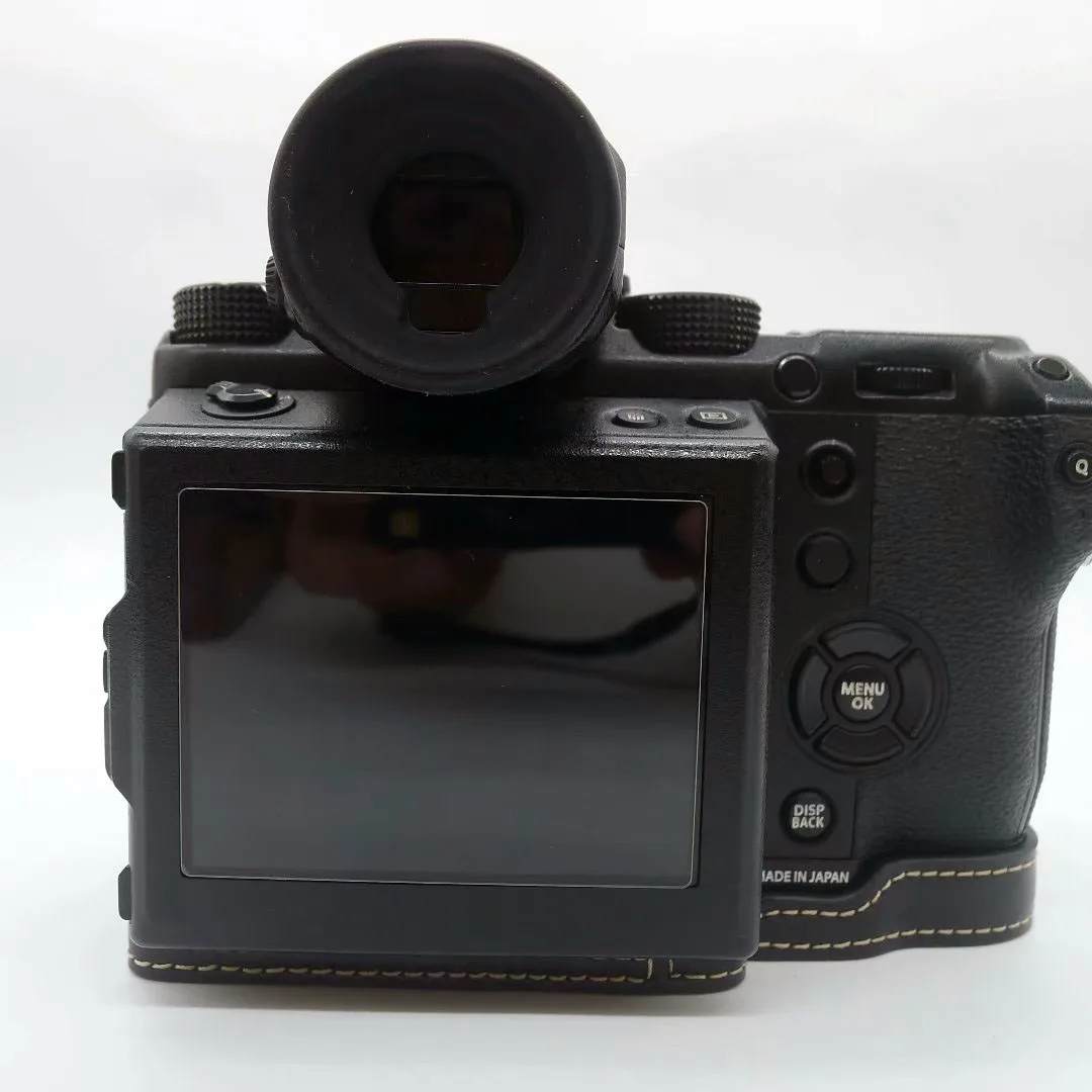 Кожаный получехол для камеры Fuji GFX 50S gfx50s, защитная ручка FUJIFILM