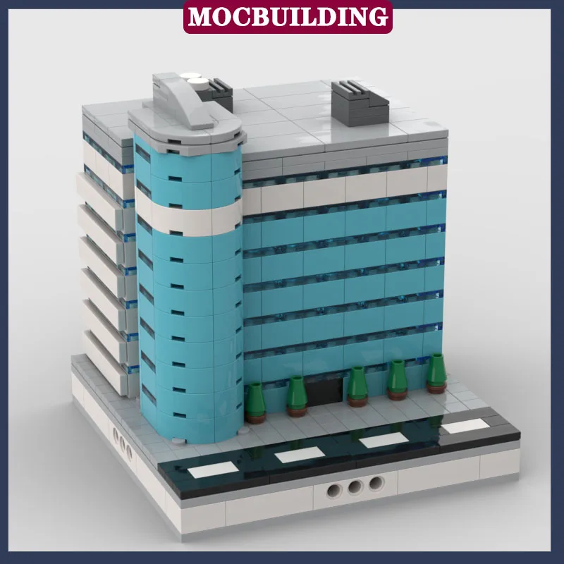 MOC ตึกระฟ้า Modular City Building 3D ชุดบล็อกภูมิทัศน์ Tower Collection Series ของเล่นของขวัญ