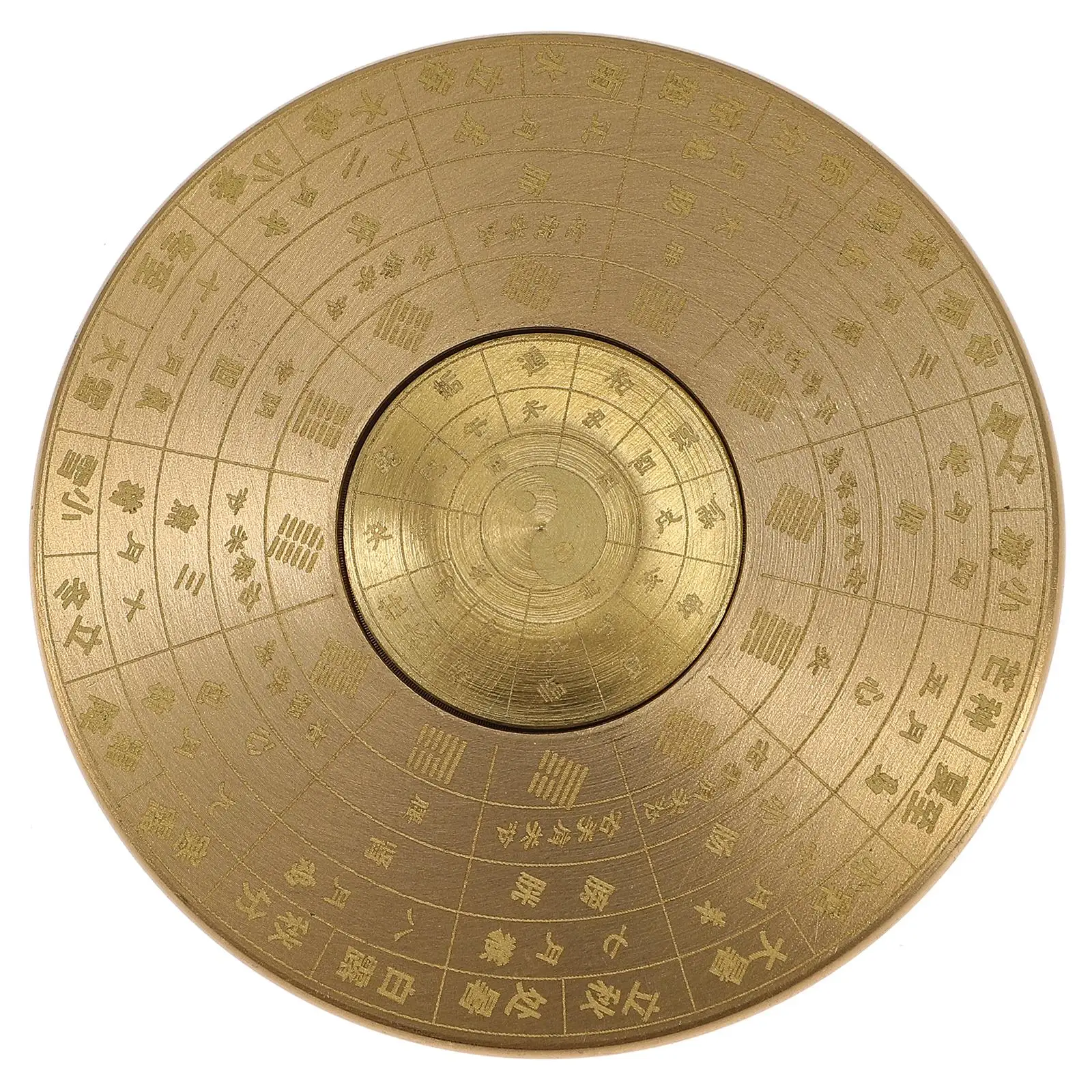

Compass Handle Portable Toy Rotating Finger Lucky Smooth Handheld Gyroscope Brass Metal Fingertip Creative
