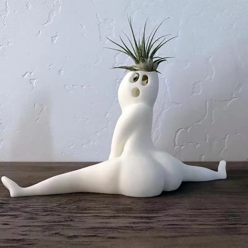 Big Booty Ghost Planter Indoor Planter Pots Big Booty Air Plant Display Stand Decor Planter Plant Pots Funny Prank Gift For Home