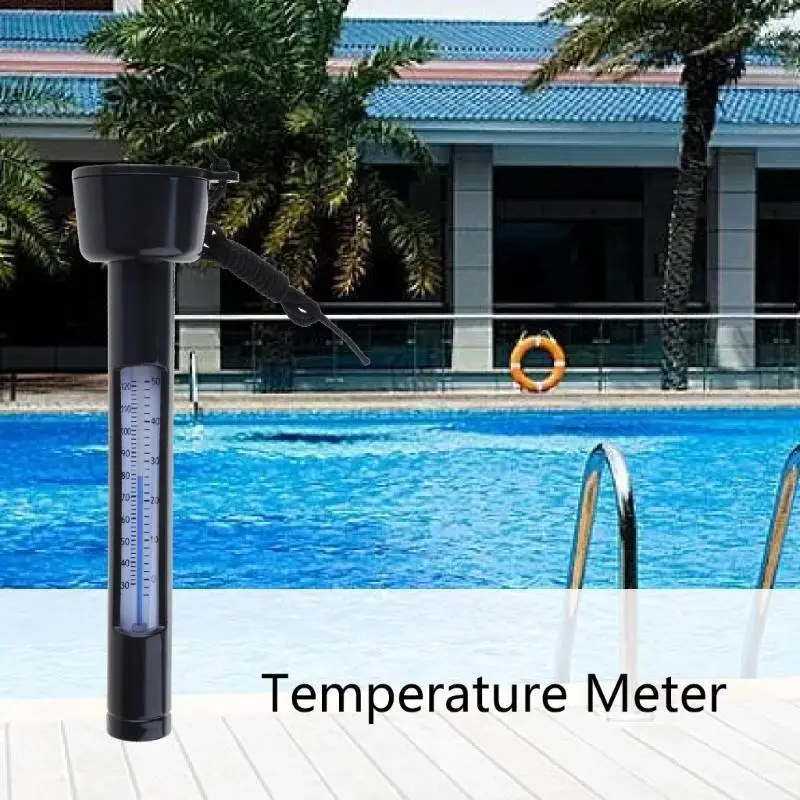 652F Swimming Pool Hot Tubs Fish Pond Easy Read Floating Water Temperature Meter
