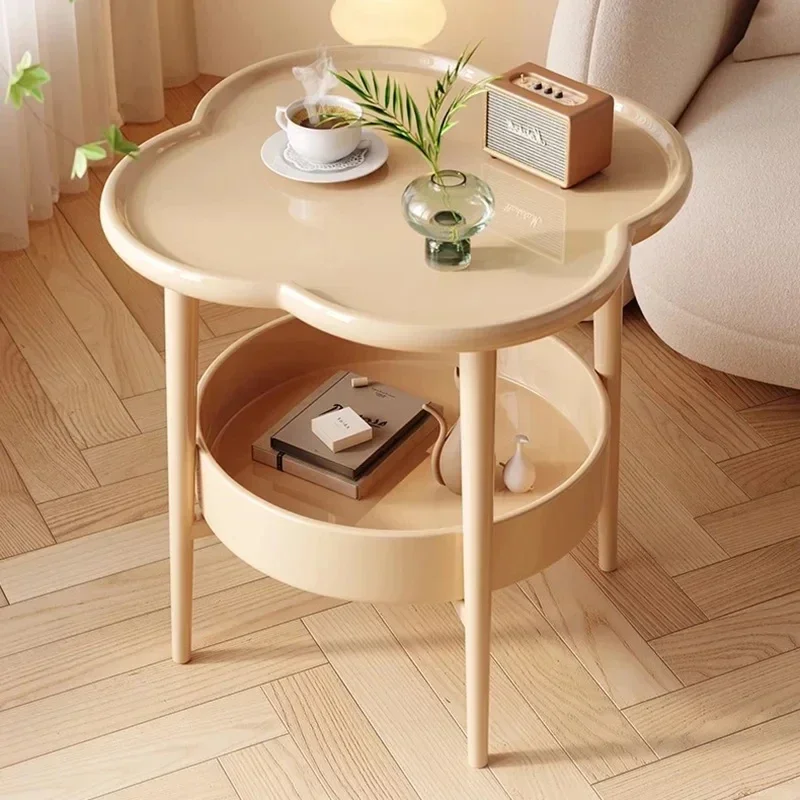 Minimalist Luxury Nightstand Nordic ห้องนอนพลาสติกประหยัดพื้นที่ข้างเตียงตารางเก็บง่าย Mesitas De Noche เฟอร์นิเจอร์