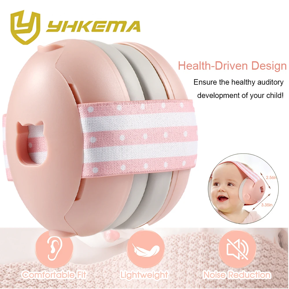 

YHKEMA 0-2 Years Kids Ear Defenders Children Noise Cancelling Headphones Ear Protection Safety Earmuffs