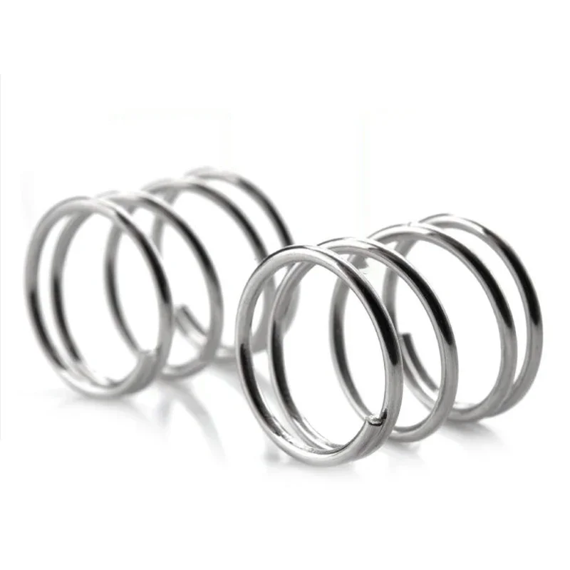 304 Stainless Steel Compression Spring Y-shaped Shock Absorption Return Spring 10pcs Wire Dia 1.2MM OD 8~20MM L:10~200MM