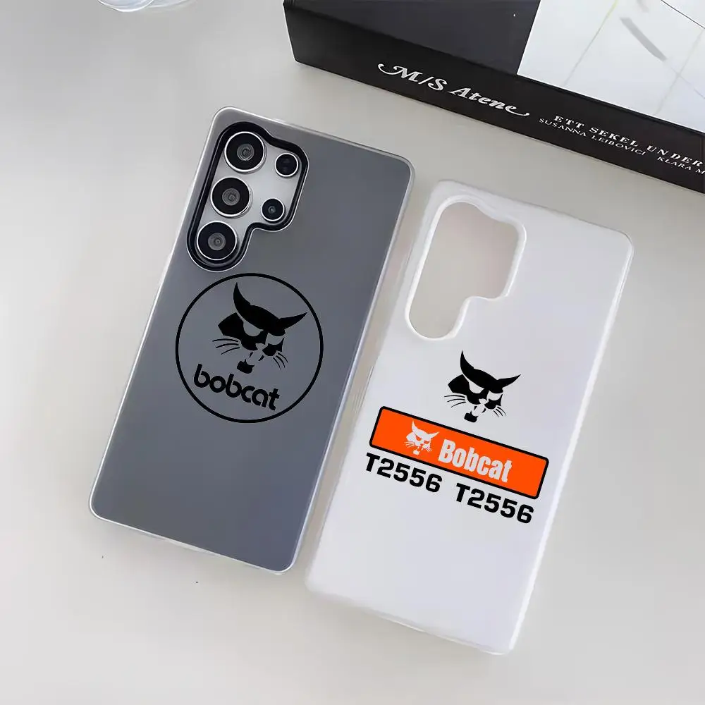 

Car Cool B-Bobcat Phone Case For Samsung Galaxy S25 S24 S22 S23 Ultra S21 S20 Plus Frosted Jelly Shockproof Soft Cover