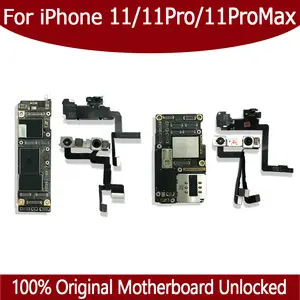 Bilashmart iPhone 11 Pro Max Motherboard Original Unlocked Logic Board Support iOS System Update With FaceID Tested Good Work Plate