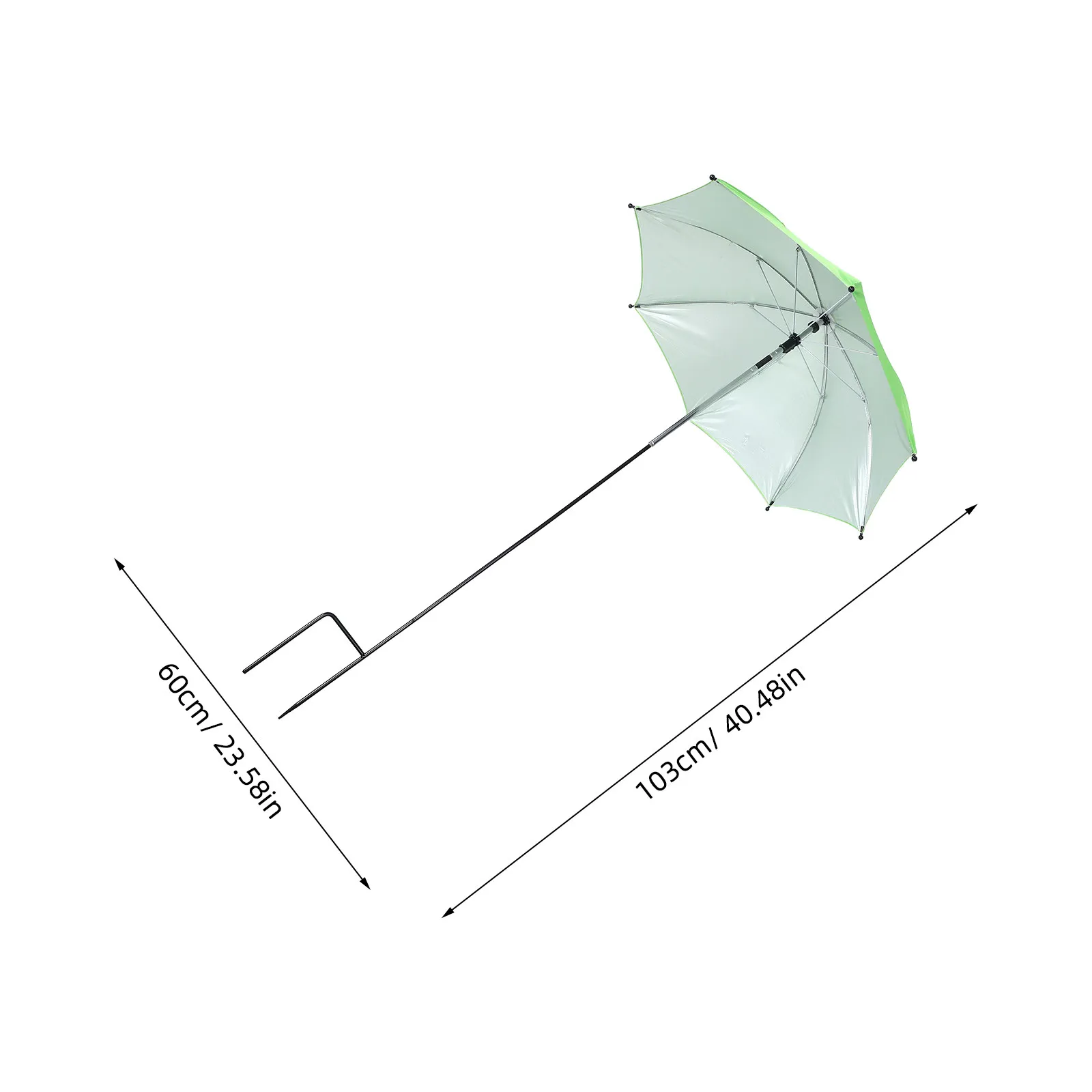 Garden Plant Protection Umbrella Sun Shade Rainproof for Outdoor Plants Balcony Patio Garden Bed Adjustable Sturdy Ground Spike