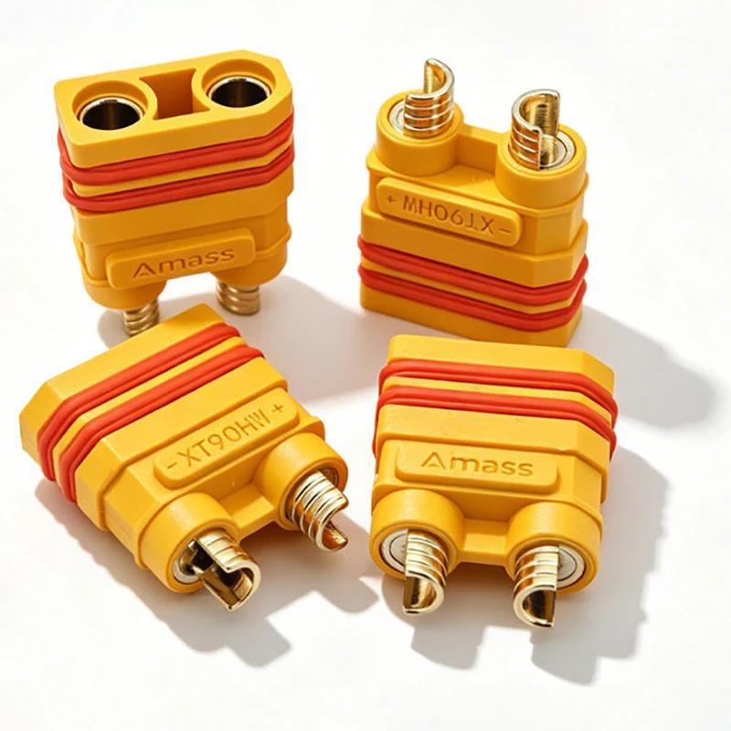 10PCS XT90HW-F Power Battery Connector Aviation Plug RC Model Drone Aircraft High Current Battery Power Solder Plug