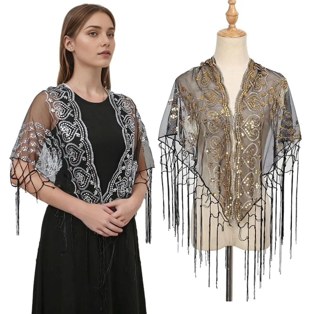 

Casual Lace Flower Lace Scarf Shawl Vintage Cute Bandanas for Women Chic Style Thin Triangle Head Scarf Photography