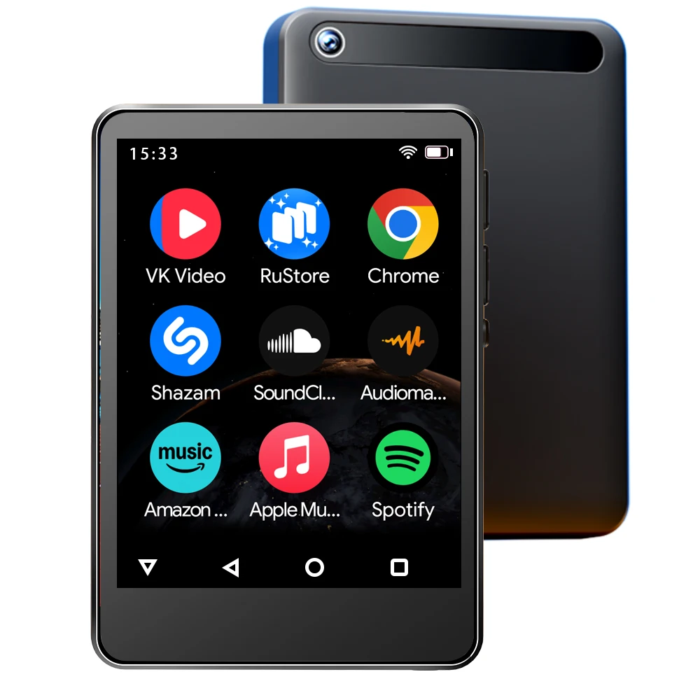 Android 10 MP3 Player WiFi,8-Core,Bluetooth,HiFi Lossless FLAC APE WAV,Play Store,2.83" Touchscreen 5MP For  Student 16G+64G