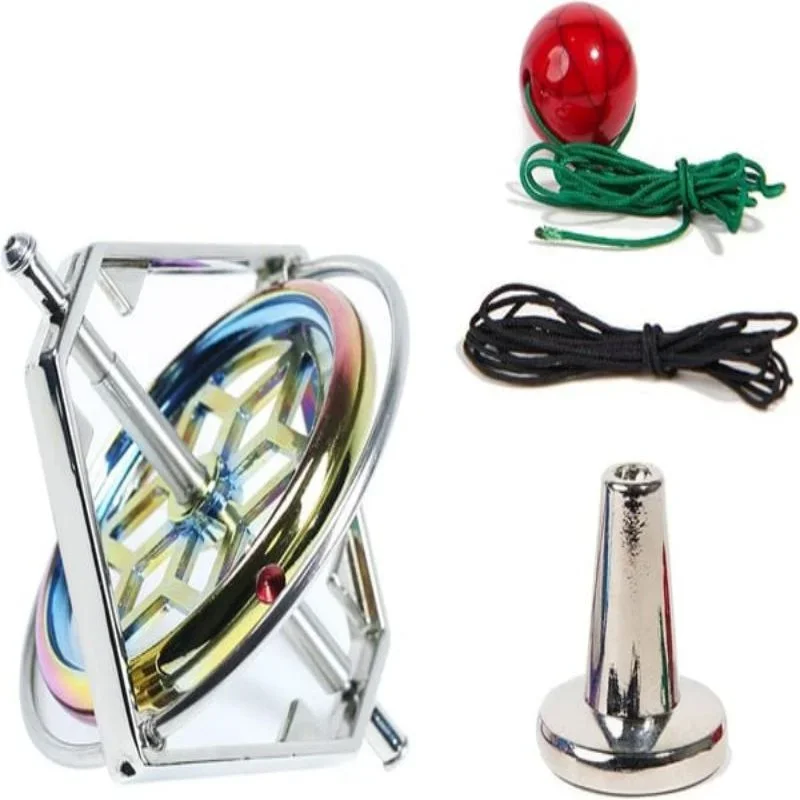 新しい精密ジャイロスコープ金属反重力こまクリエイティブフィンガージャイロスコープ金属機械ジャイロスコープ減圧おもちゃ