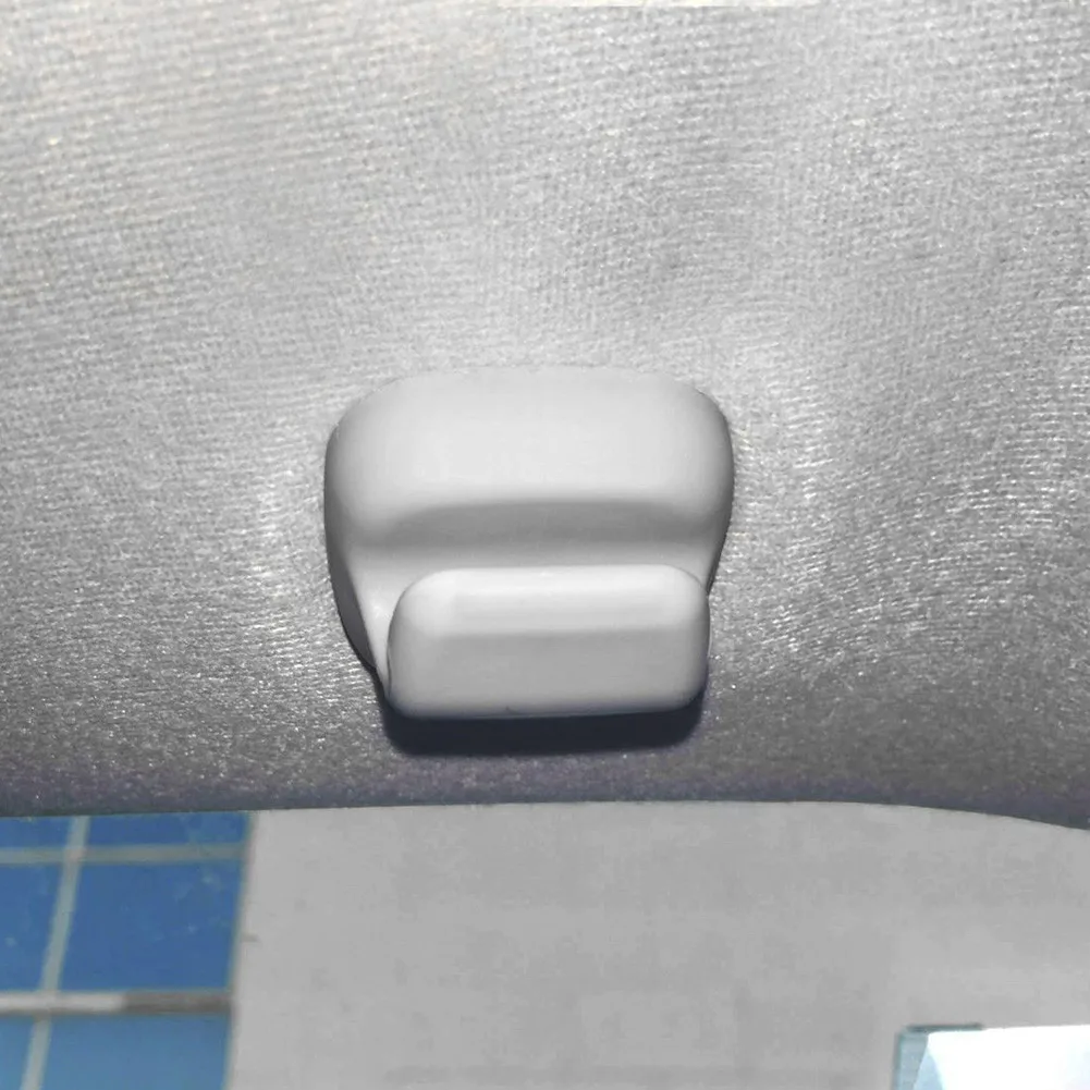 1pc visiera parasole per auto staffa di supporto per gancio Clip per visiera parasole in plastica grigia parti interne per auto accessori per automobili