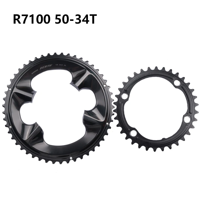SHIMANO 105 FC R7100 Di2 Series Chainring 12 Speed 52T 36T For Road Bicycle 1 Pcs With No Box view 2