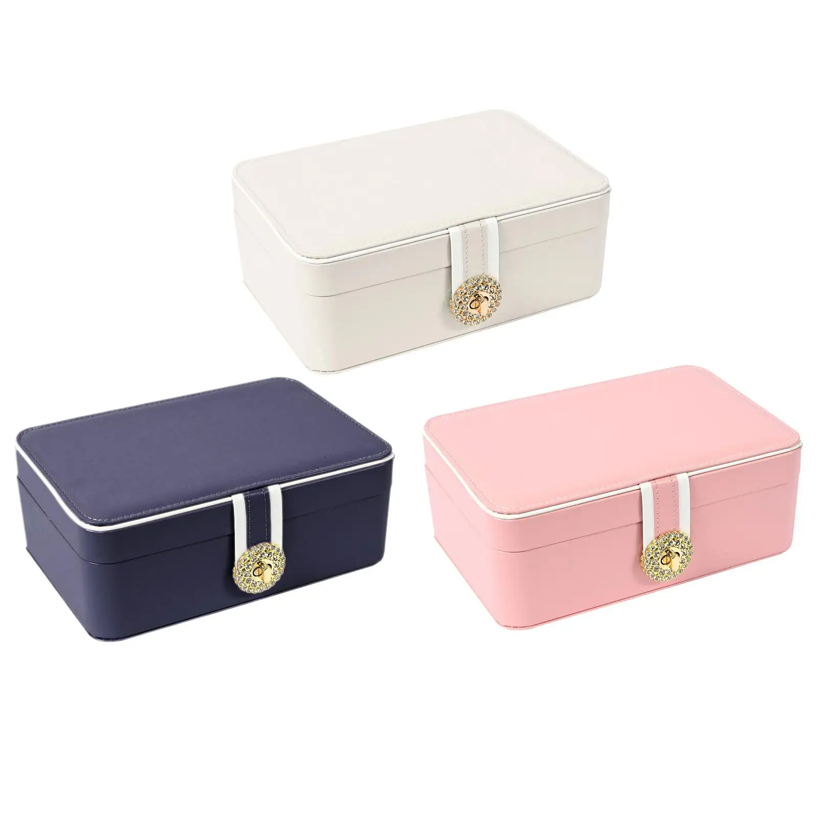 Jewelry Box Jewelry Travel Organizer for Stud Earrings Bracelets Necklaces